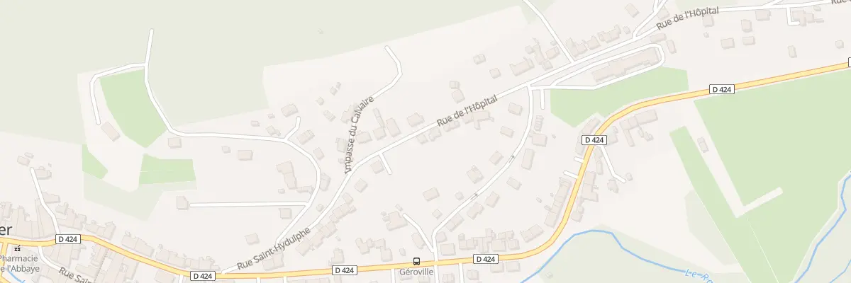 Plan du 2 Rue De L Hopital à Moyenmoutier