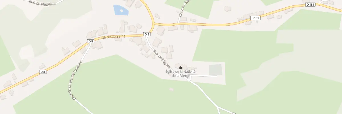 Plan du 5 Rue de l’Eglise à Bréménil