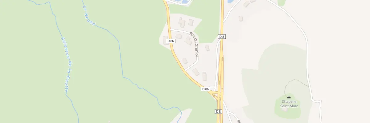 Plan du 86 Rue du Greniot à Gerbépal