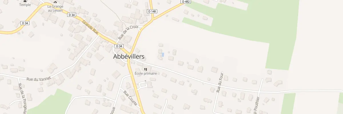 Plan du 1 Rue de la Tuilerie à Abbévillers
