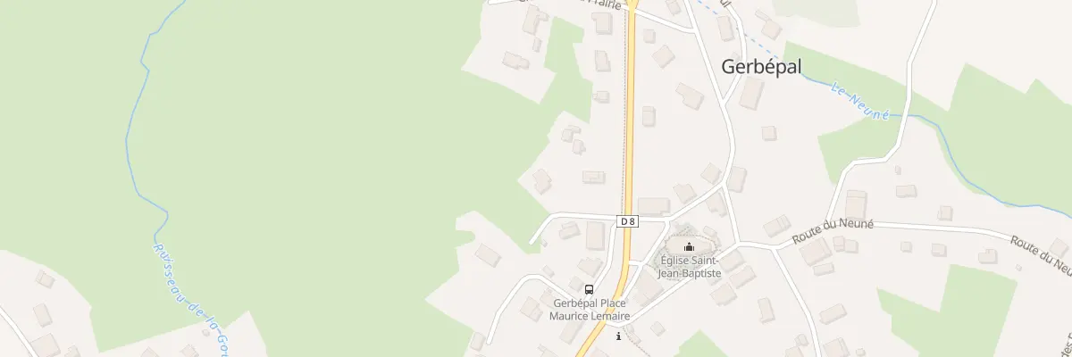 Plan du 16 Rte de Gérardmer à Gerbépal
