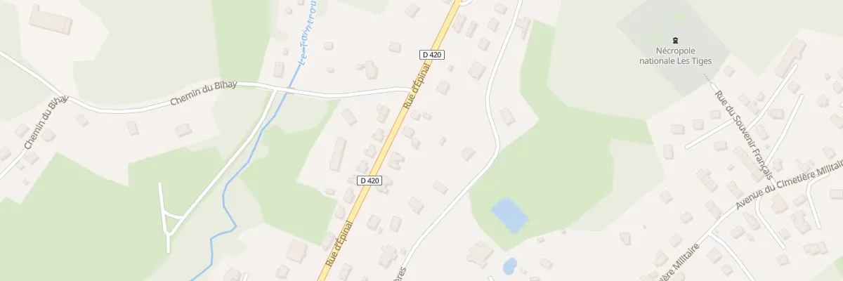 Plan du 77 Rue d’Epinal à Saint-Dié-des-Vosges