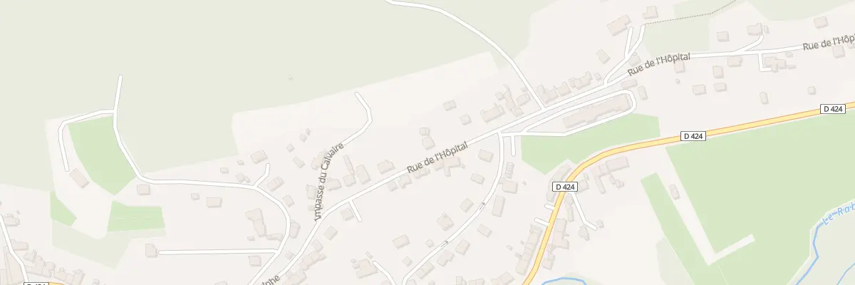 Plan du 3 Rue De L Hopital à Moyenmoutier