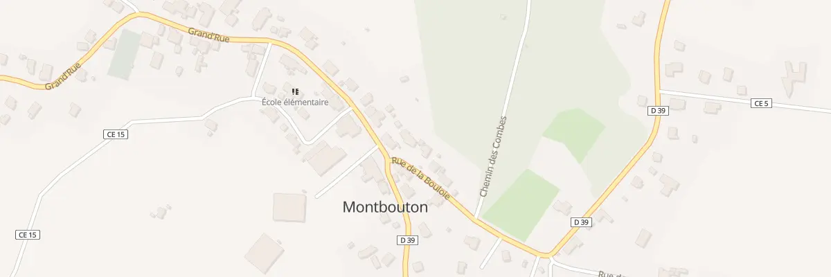 Plan du 1 Rue de la Boulois à Montbouton
