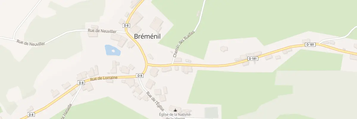 Plan du 2 Rue de France à Bréménil