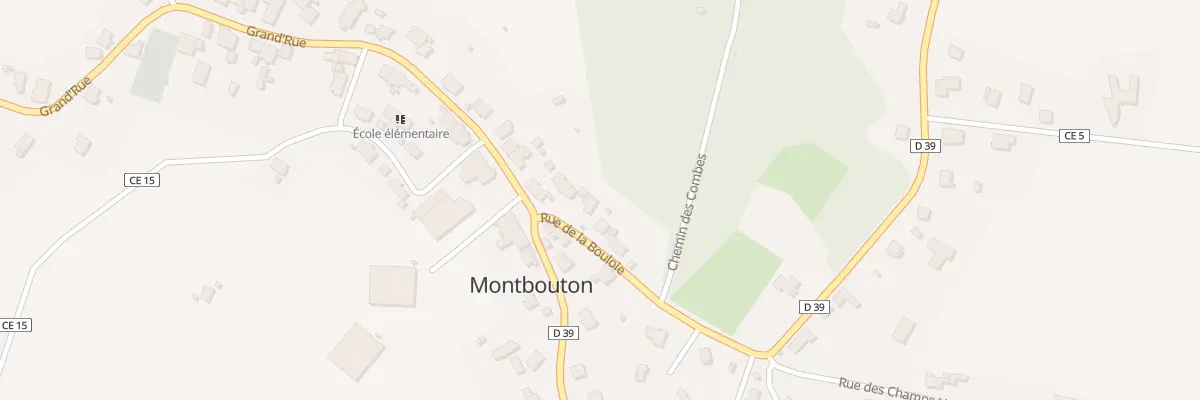 Plan du 3 Rue de la Boulois à Montbouton