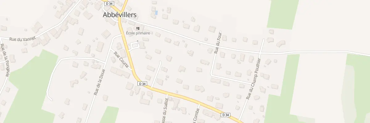 Plan du 10B Rue de la Tuilerie à Abbévillers