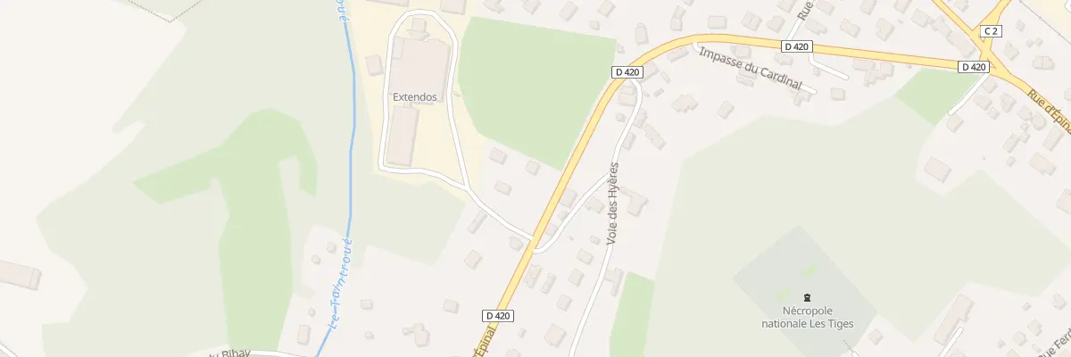 Plan du 70 Rue d’Epinal à Saint-Dié-des-Vosges