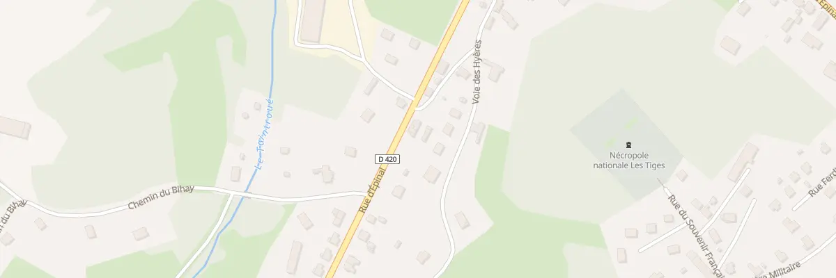 Plan du 69 Rue d’Epinal à Saint-Dié-des-Vosges