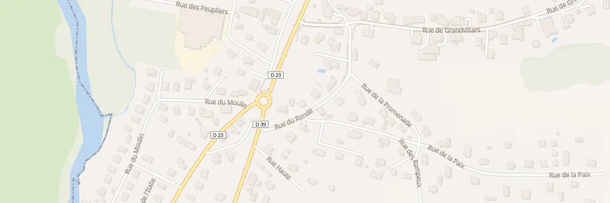 Plan du 8 Rue du Rondé à Méziré