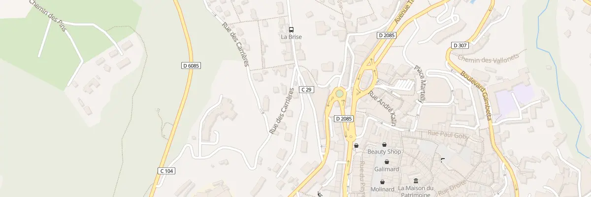 Plan du 4 Rue des Lilas à Grasse
