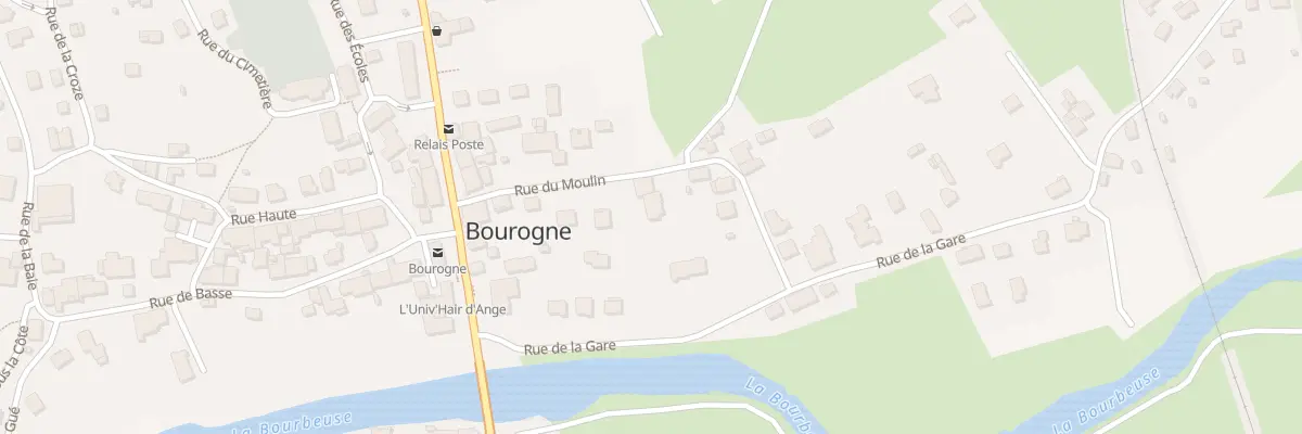 Plan du 12 Rue du Moulin à Bourogne
