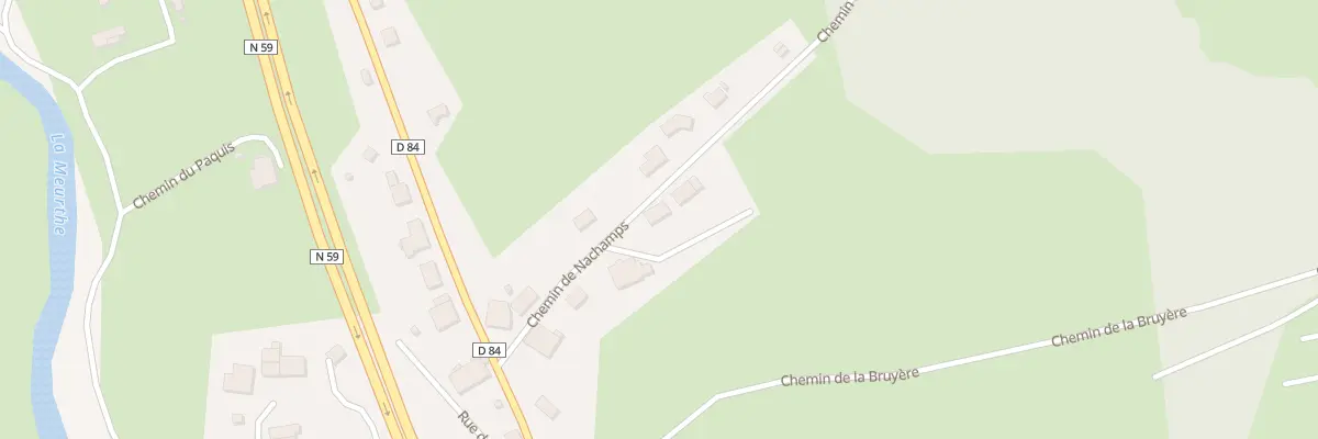 Plan du 8 Che de Nachamps à Saint-Dié-des-Vosges