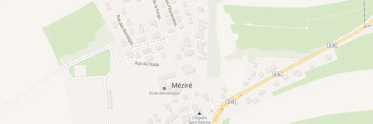Plan du 3 Imp Bleuets à Méziré