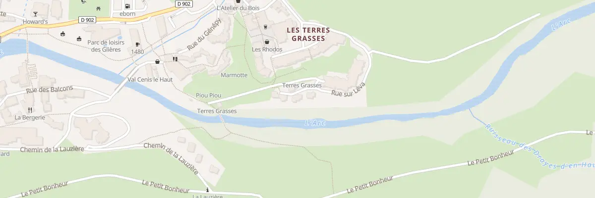 Plan du 289 Rue sur Leva à Val-Cenis