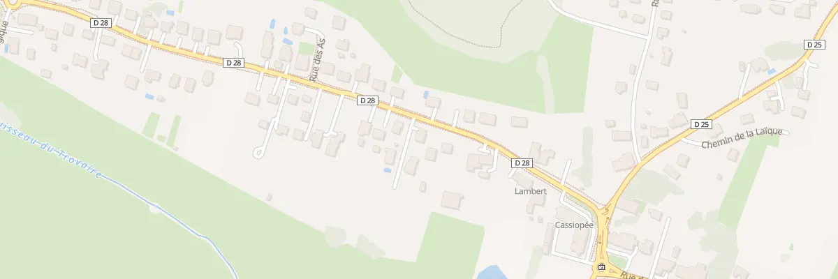 Plan du 1 Imp sur le Breuille à Chèvremont