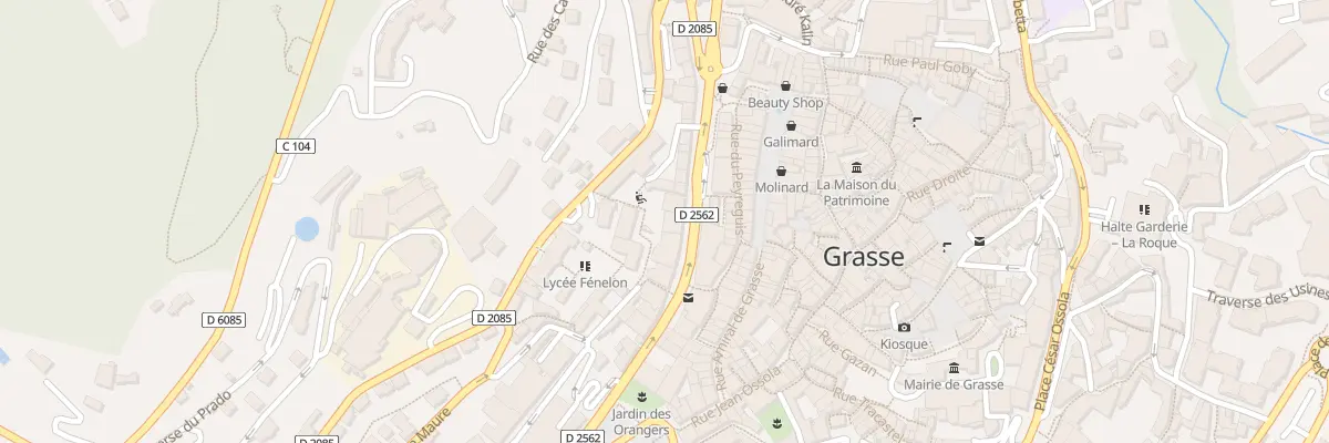 Plan du 17 Bd du Jeu de Ballon à Grasse