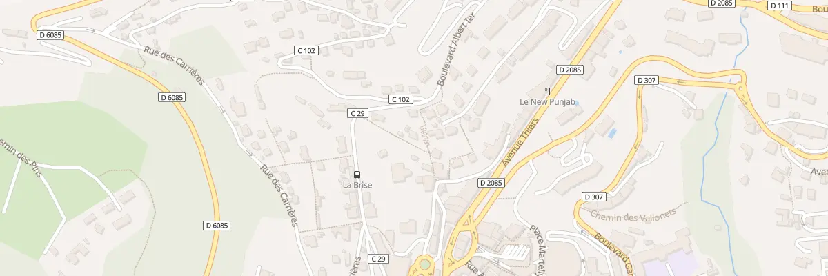 Plan du 2 Tra de-la-Rocaille à Grasse