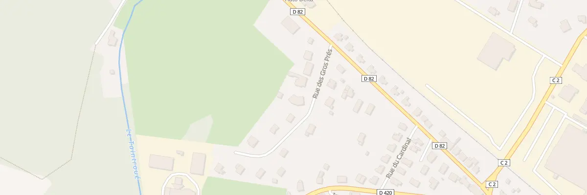Plan du 8 Rue des Gros Pres à Saint-Dié-des-Vosges