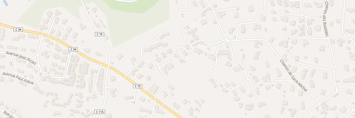 Plan du 100 Che des Loubonnieres à Grasse