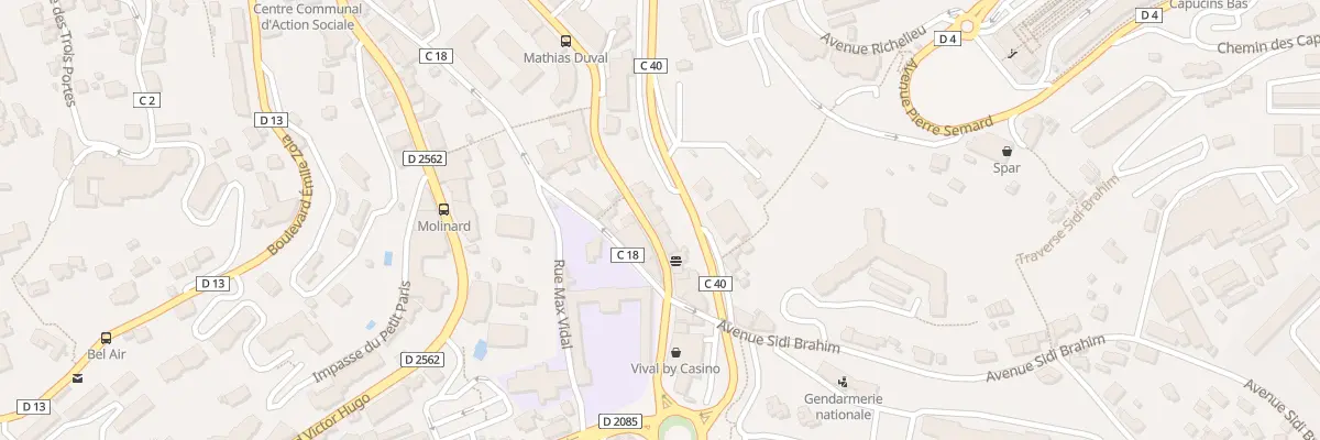 Plan du 21 Av Mathias Duval à Grasse