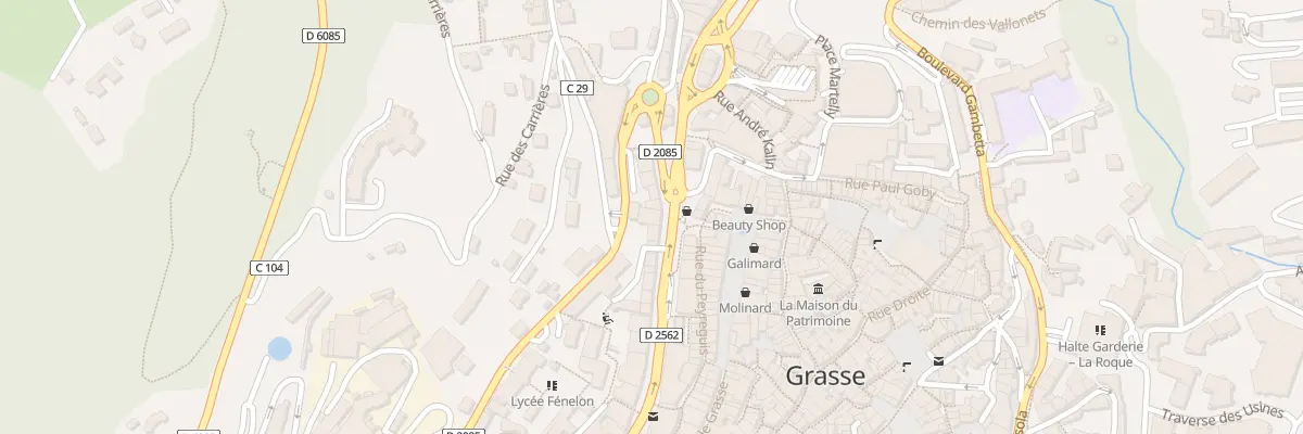Plan du 33 Bd du Jeu de Ballon à Grasse