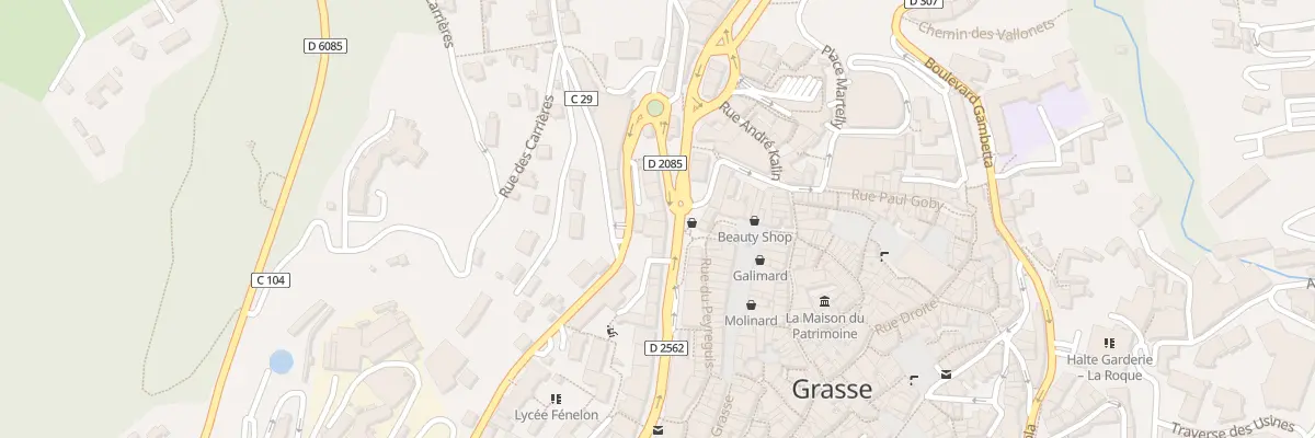 Plan du 35 Bd du Jeu de Ballon à Grasse