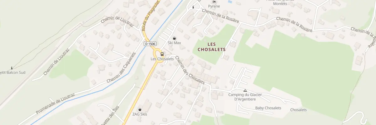 Plan du 71 Che des Chosalets à Chamonix-Mont-Blanc