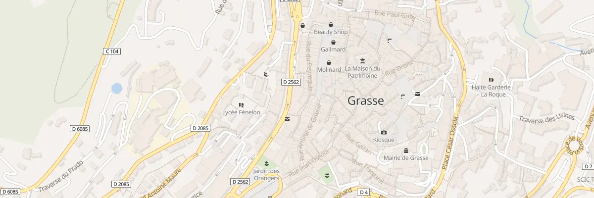 Plan du 10 Bd du Jeu de Ballon à Grasse