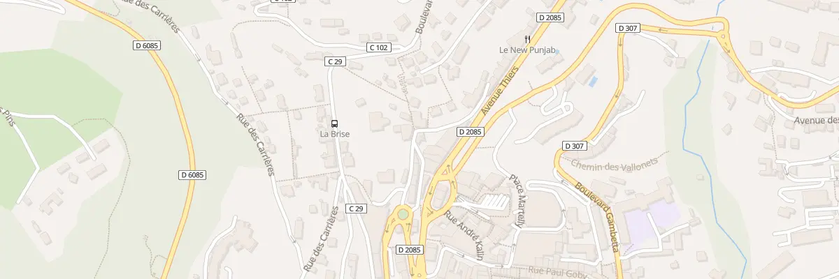 Plan du 2 Tra du Micocoulier à Grasse