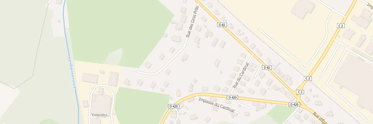 Plan du 7 Rue des Gros Pres à Saint-Dié-des-Vosges