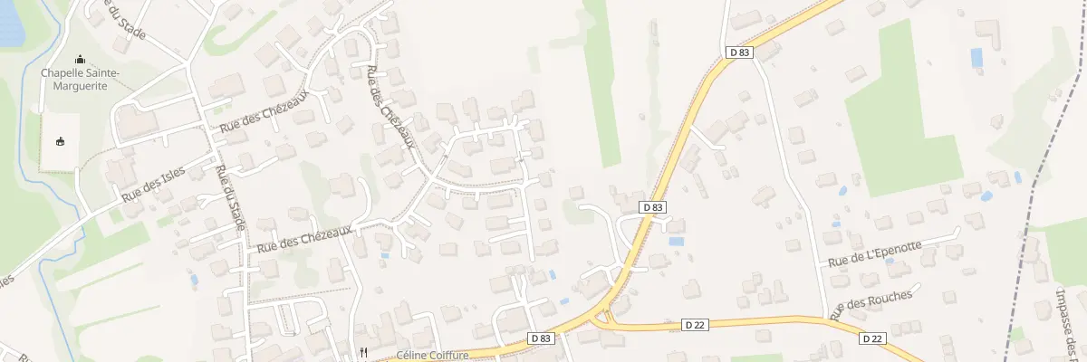 Plan du 26 Rue des Chezeaux à Roppe