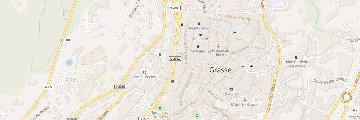 Plan du 12 Bd du Jeu de Ballon à Grasse