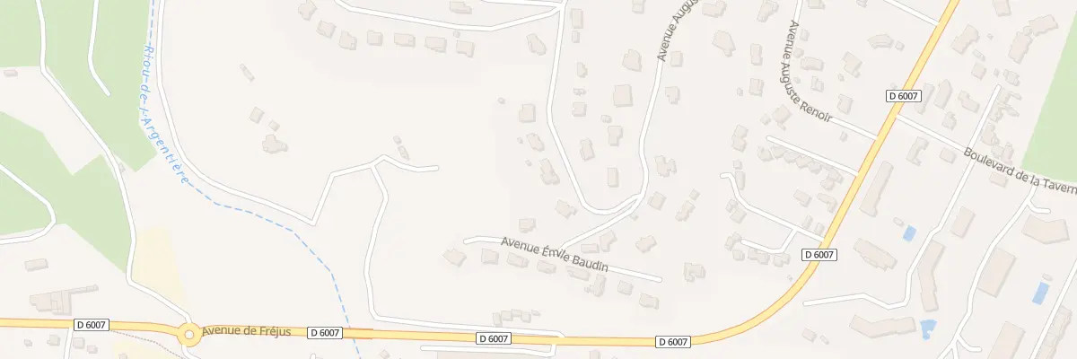 Plan du 615 Av Auguste Renoir à Mandelieu-la-Napoule