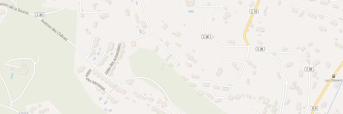 Plan du 72 Che de la Source St Jacques à Grasse