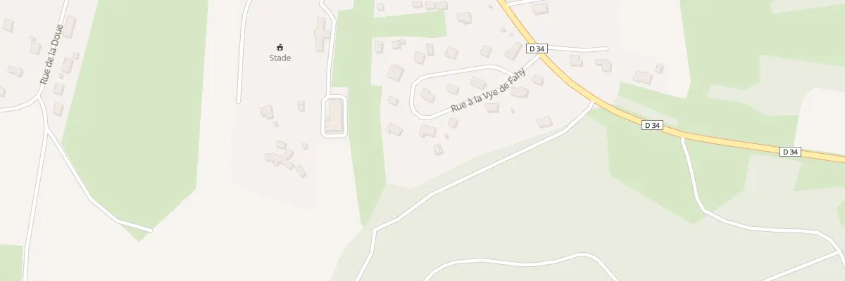 Plan du 8 Rue à la Vye de Fahy à Abbévillers