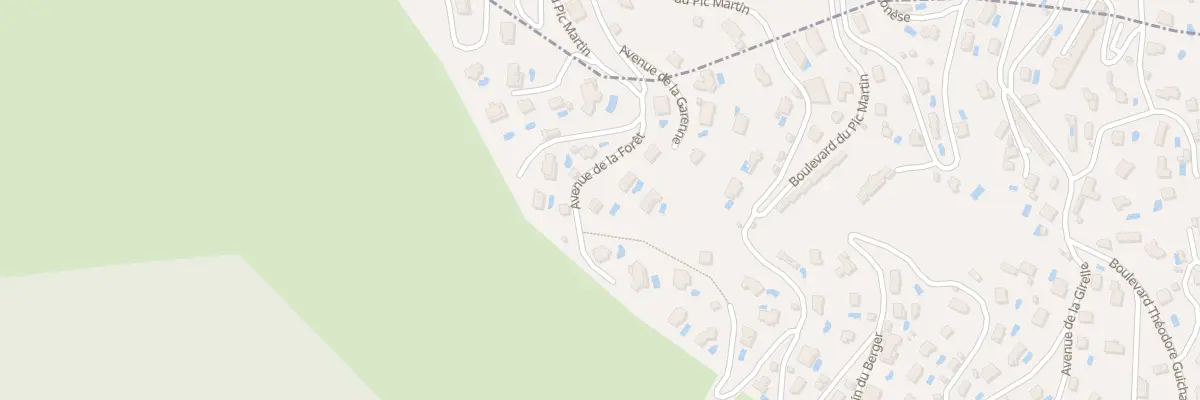 Plan du 119 Av de la Forêt à Saint-Raphaël