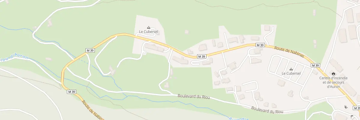 Plan du 5751 Auron Ouest à Saint-Étienne-de-Tinée