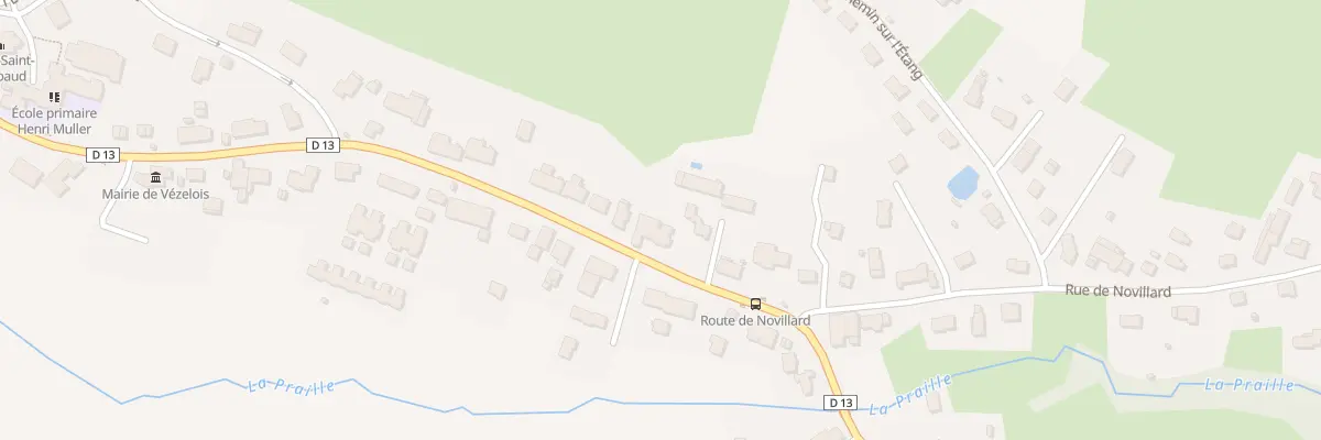 Plan du 483 Rue de Brebotte à Vézelois