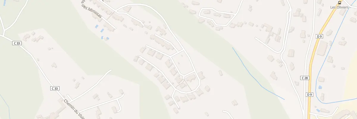 Plan du 40 Che de la Source Saint Jacques à Grasse
