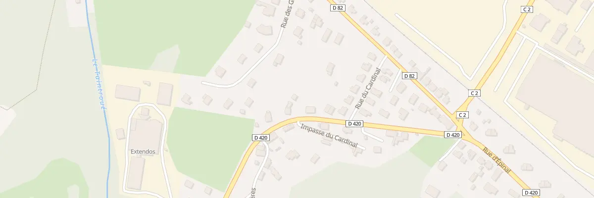 Plan du 56 Rue d’Epinal à Saint-Dié-des-Vosges