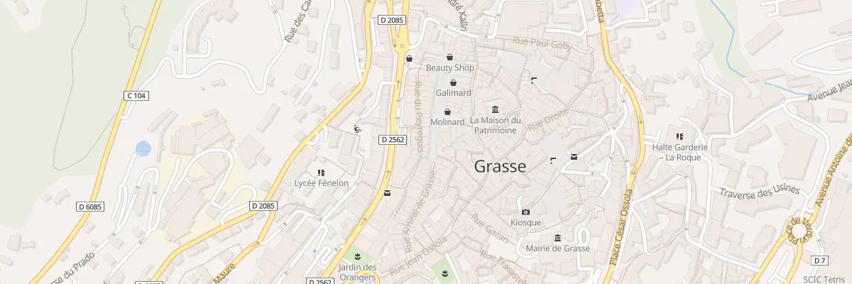 Plan du 1 Pl aux Aires à Grasse