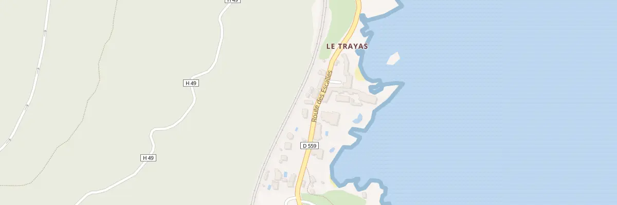 Plan du 267 Rte des Escales à Saint-Raphaël