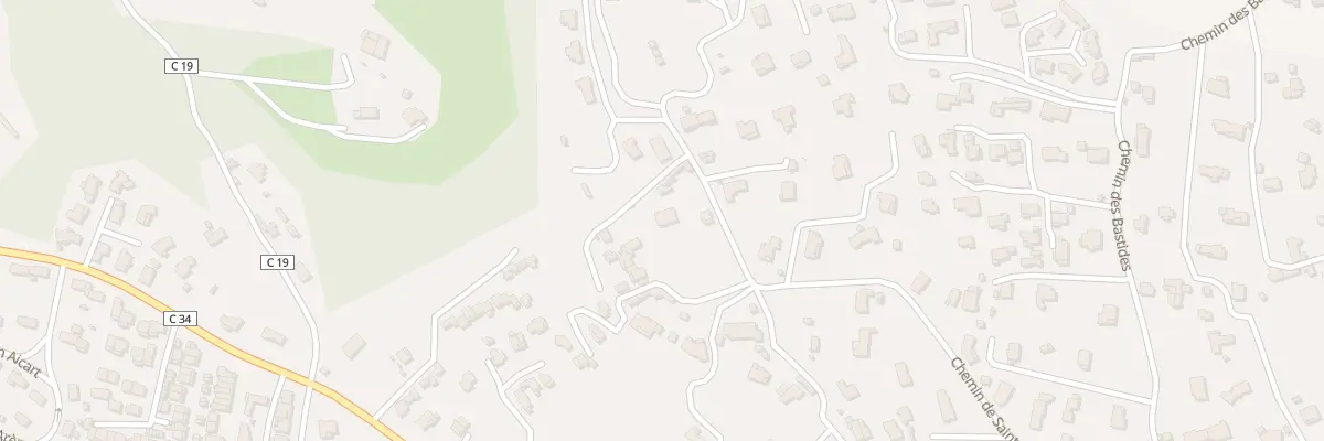Plan du 94 Che des Loubonnieres à Grasse
