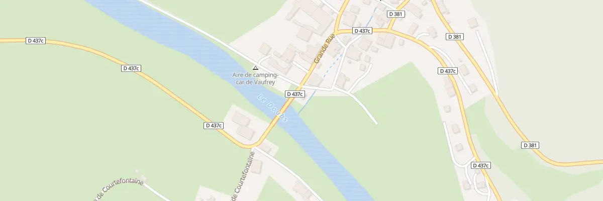 Plan du 2 Rue Grande à Vaufrey