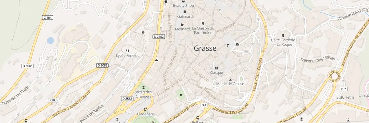 Plan du 9 Pl des Soeurs à Grasse