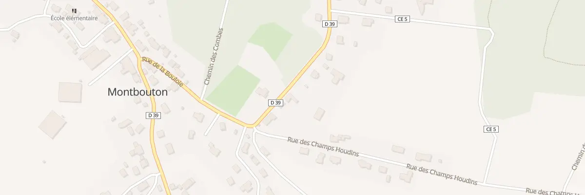 Plan du 20 Rue de la Boulois à Montbouton