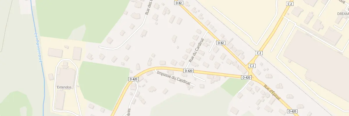 Plan du 52B Rue d’Epinal à Saint-Dié-des-Vosges
