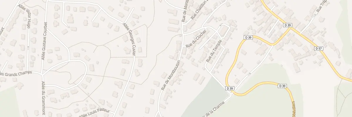 Plan du 22A Rue de Montbouton à Beaucourt