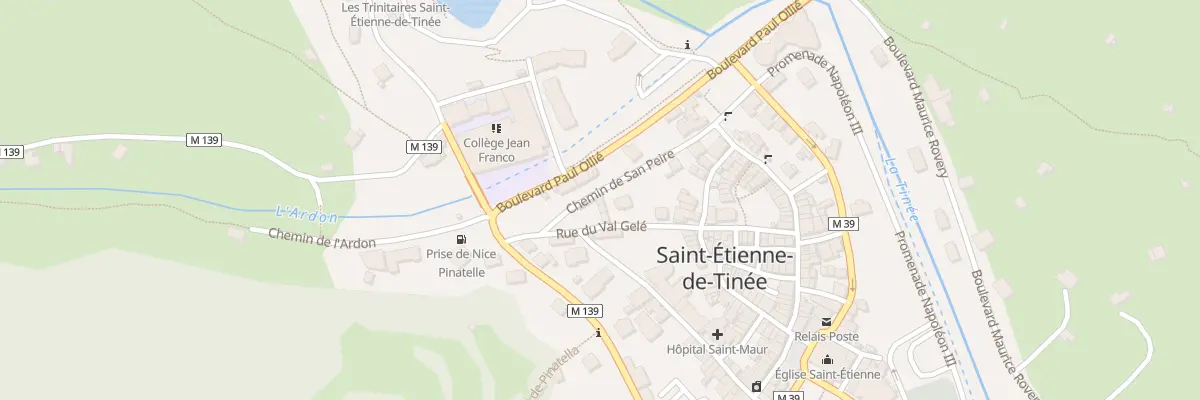 Plan du 14 Rue du Val Gelé à Saint-Étienne-de-Tinée